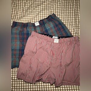 American Eagle Outfitters Men's Checkered Boxers - Bundle of 2